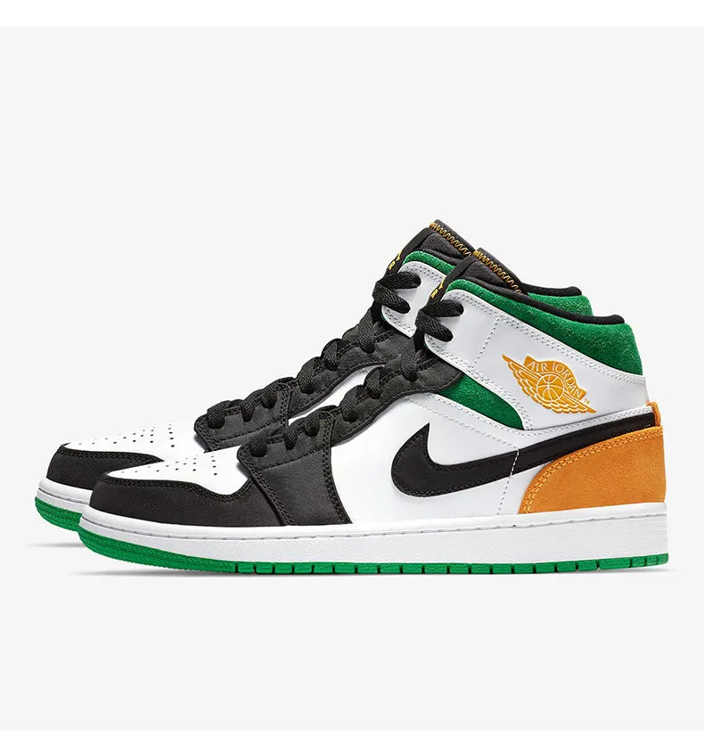 Chaussures de basket-ball de sport pour homme Nike AIR JORDAN1 MID SE AJ1 authentiques 852542-101