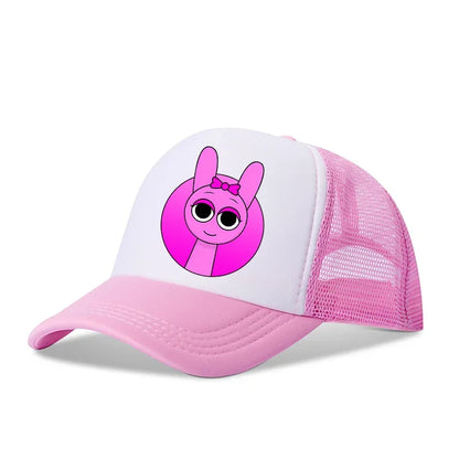 Sprunkis Baseball Caps Boys Casuals Hats Game Figure Printed Women Man Sports Sun Hat Adjustable Peaked Cap Bonnets Girls Gifts