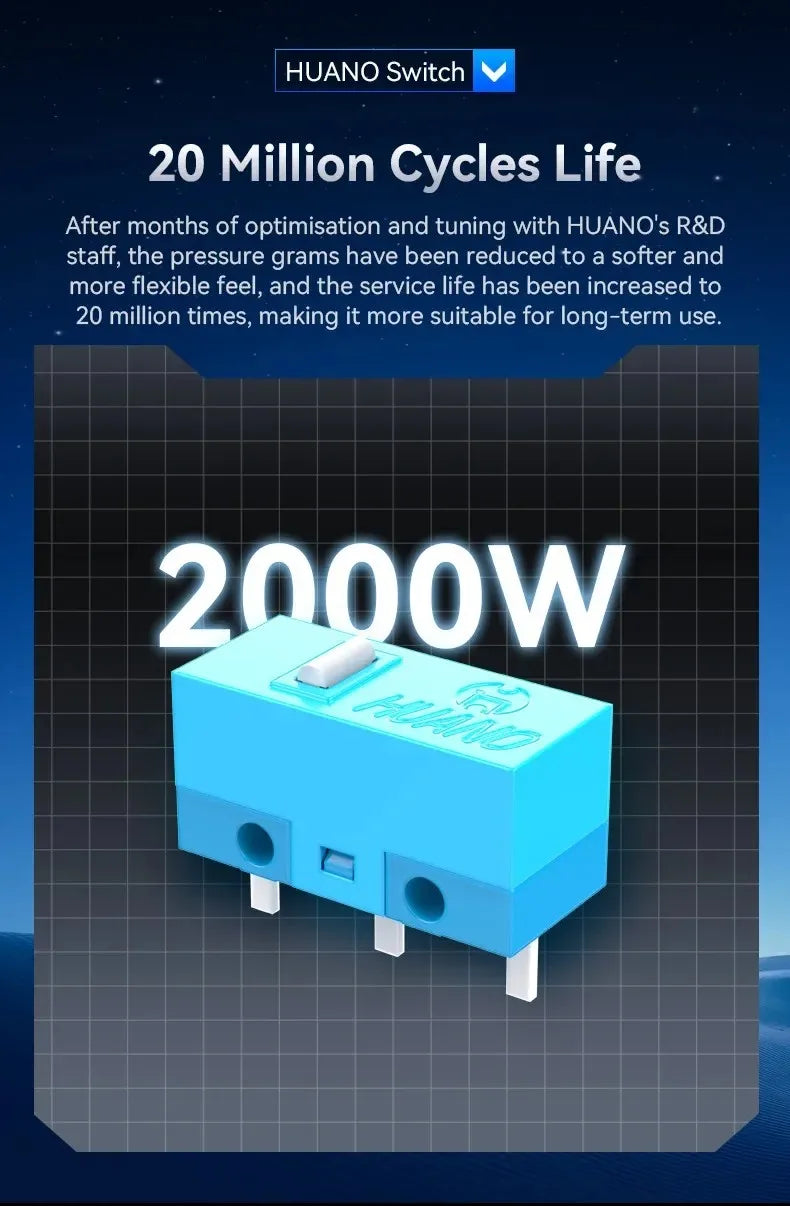 Ratón gaming inalámbrico ultraligero ATTACK SHARK X11SE, vida útil de 20 millones de clics, PAW3311 Gaming, 22KDPI, 400IPS, 40G, 1KHz, 65 horas, 30mAH