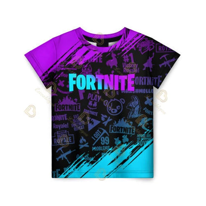 2026 Fortnite T-shirt Boys Summer Anime Game T Shirt Everyone T-Shirt Cute Tee Shirt Basic Battle Gamer Short Sleeve Man Tshirt