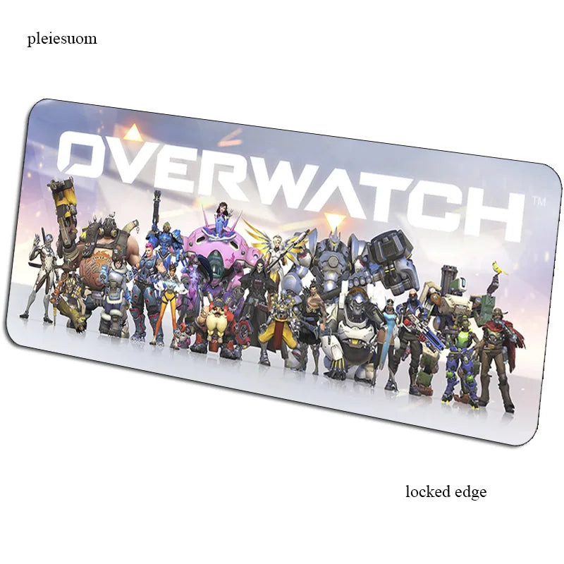Herní podložka pod myš Overwatch s HD potiskem, 900x400x3mm, podložka na počítačový stůl pro hráče, cenově dostupná PC podložka pod myš pro notebook