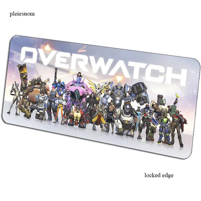 Herní podložka pod myš Overwatch s HD potiskem, 900x400x3mm, podložka na počítačový stůl pro hráče, cenově dostupná PC podložka pod myš pro notebook