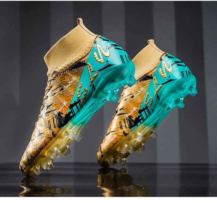 Chaussures de football professionnelles pour hommes, crampons de football FG ultralégers, baskets d'entraînement de football, chaussures de sport d'extérieur