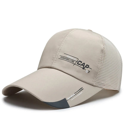 Sombrero de pescador de malla transpirable, informal, de secado rápido y de estilo coreano para hombre, ideal para el verano