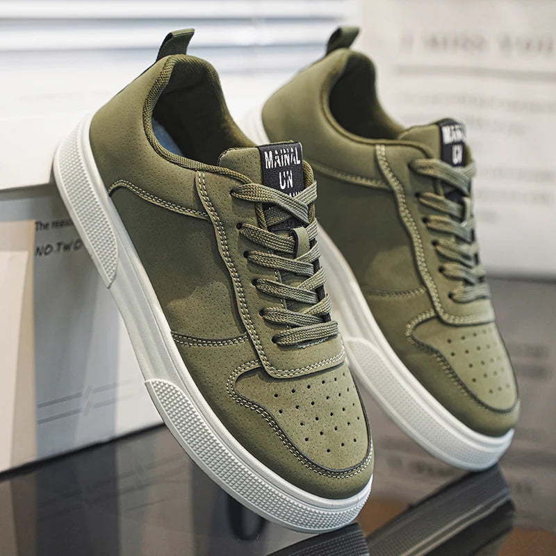 1 paio di scarpe sportive casual da skateboard, comode e alla moda, con tomaia avvolgente che si adatta al piede e suola antiscivolo,