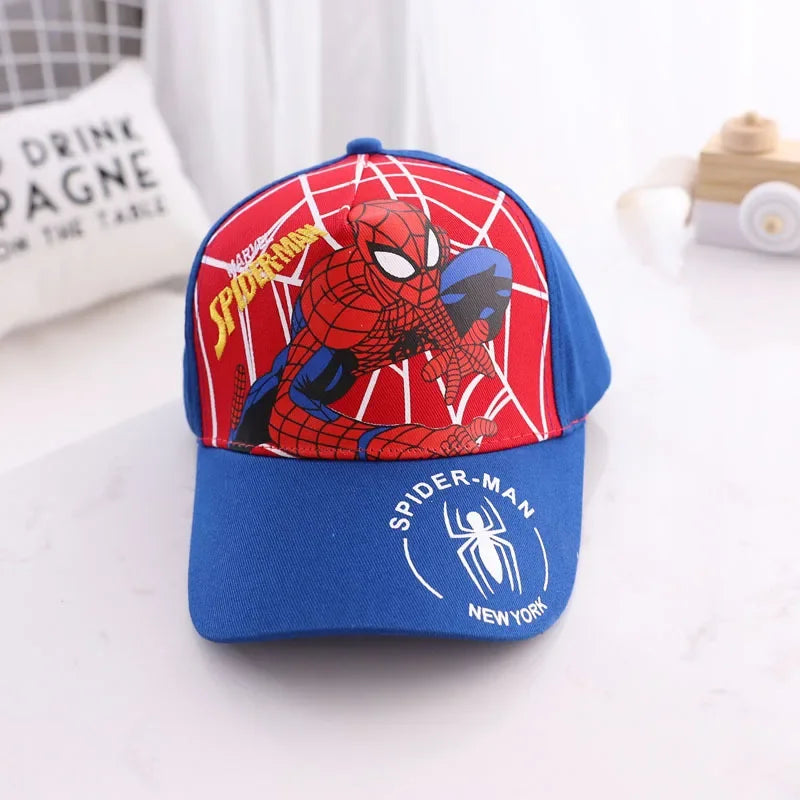 Cappellino da baseball Spider-Man per ragazzi e ragazze, cappelli da supereroe, cappello da sole, regalo di compleanno per bambini, accessori per cosplay, cappellini alla moda