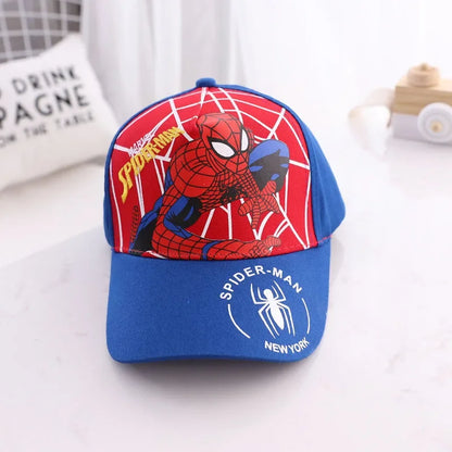 Cappellino da baseball Spider-Man per ragazzi e ragazze, cappelli da supereroe, cappello da sole, regalo di compleanno per bambini, accessori per cosplay, cappellini alla moda