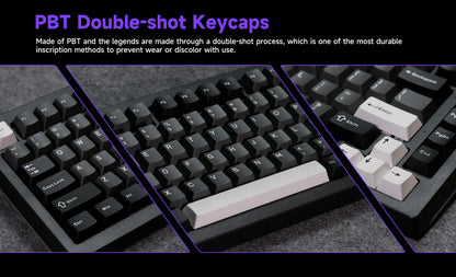 Akko 5075 V3 75% Mechanical Keyboard 8000/10000mAh 2.4GHz Wireless/Wired Type-C/BT 5.0 Hot Swap RGB Gasket for Gaming Typing