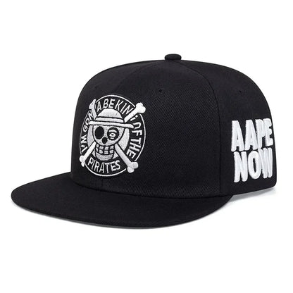 Anime ONE PIECE Fashion Baseball Caps for Men Women Luffy Skull Embroidered Men's Women's Cap Leisure Hip Hop Snapback Hat Gift