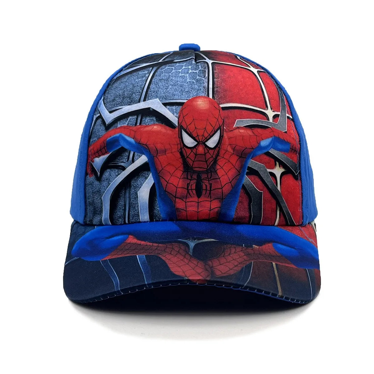 Marvel Spider-Man Anime Figure Baseball Cap Kid’s Cartoon Peaked Cap Cotton Polyester Headwear Four Seasons Sun Protection Gifts