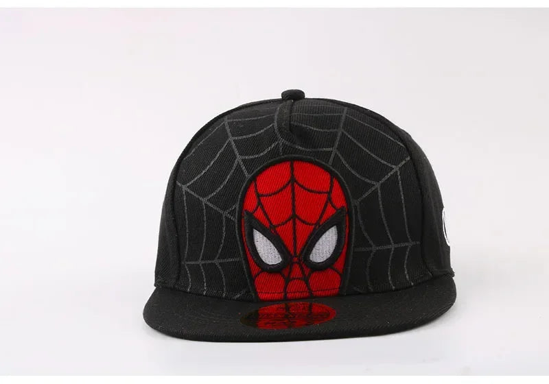 Anime Cartoon Spiderman Hats for Kids Toddler Baby Baseball Cap Spring Summer Children's Snapback Hip Hop Adjustable Caps