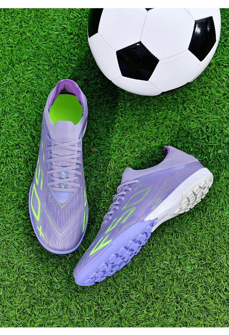 Heren sneakers met grasnoppen Hoogwaardige voetbalschoenen Futsal-voetbalschoenen Antislip voor binnen Populair model met hoge schacht voor buiten