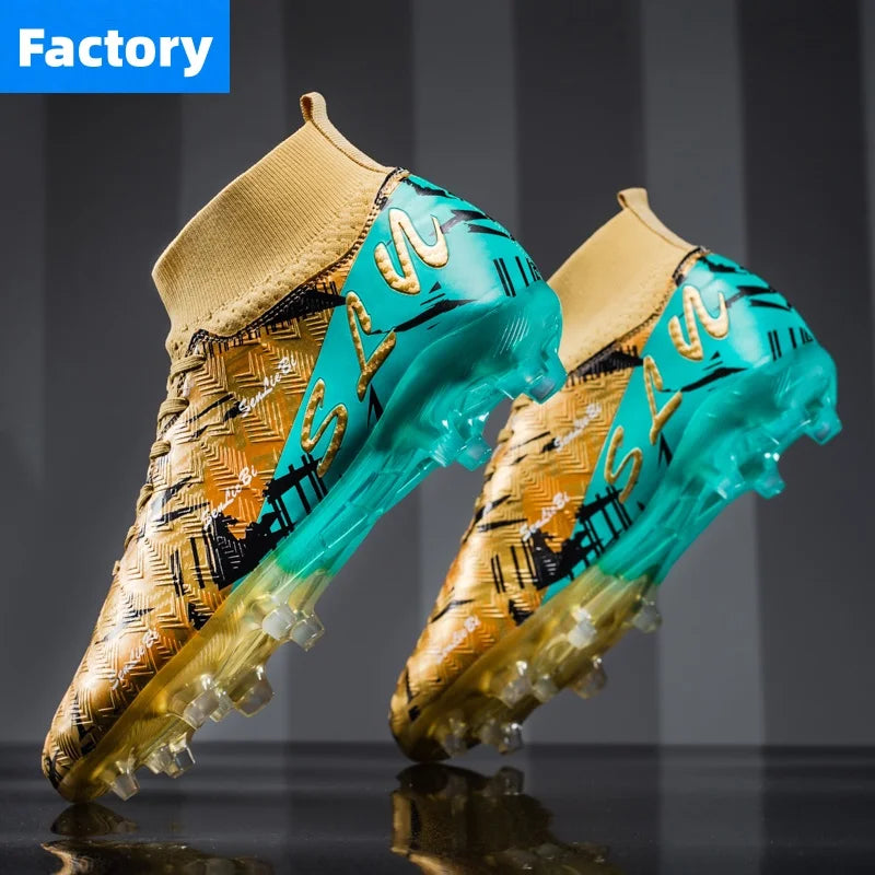 Chaussures de football professionnelles pour hommes, crampons de football FG ultralégers, baskets d'entraînement de football, chaussures de sport d'extérieur
