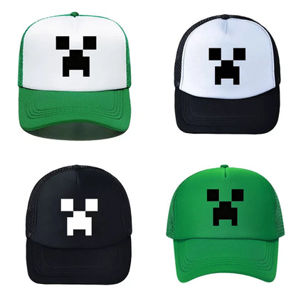 Gra cyberpunkowa Totem Nieśmiertelnego Kapelusza Cosplay Unisex Czapka z daszkiem w stylu pikselowym Akcesoria outdoorowe