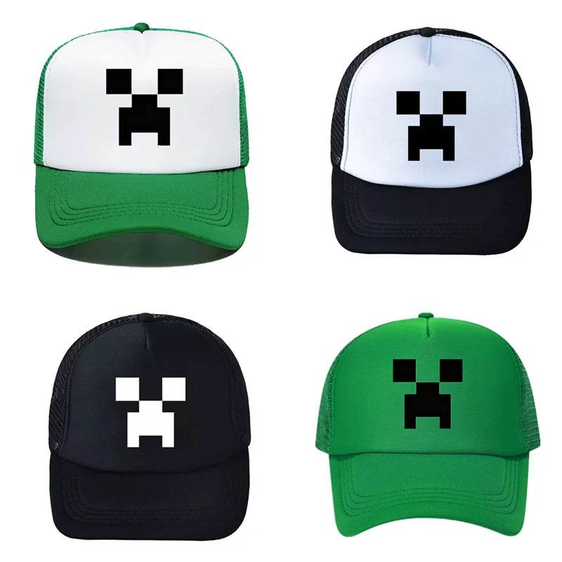 Gra cyberpunkowa Totem Nieśmiertelnego Kapelusza Cosplay Unisex Czapka z daszkiem w stylu pikselowym Akcesoria outdoorowe