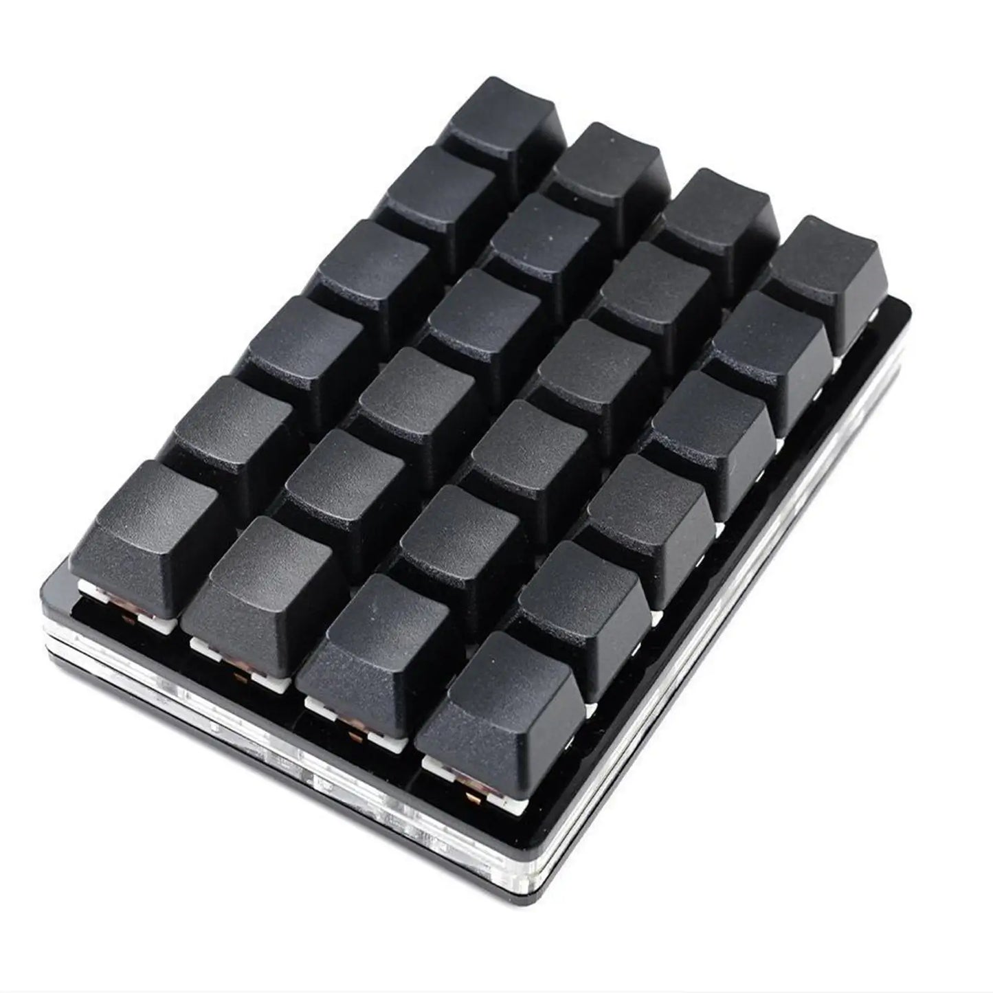 Mini USB Custom Mechanical Keyboard 24 Keys Black/White Gaming Keyboard Sayo Device Shortcut Programmable Keypad Keys Macro