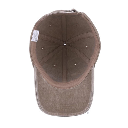 Washed Cotton Baseball Cap Retro Cotton Hat Adjustable Trucker Hat Trucker Cap Outdoor Sports Sun Hat for Men Women Unisex