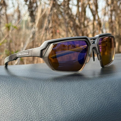 OKUMA New outdoor fishing fishing glasses for UV400 polarization to find fish, suitable for cycling, hiking and mountaineering.