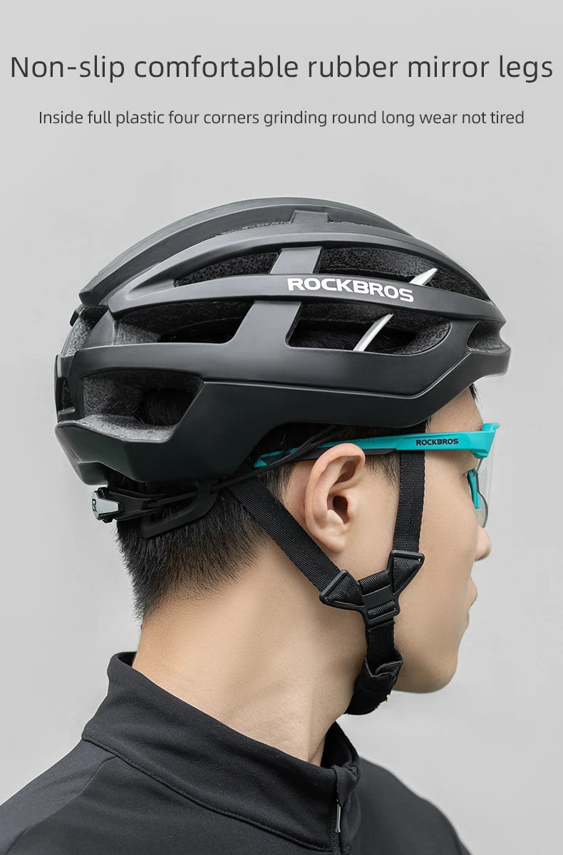 ROCKBROS Bike Glasses Polarized Men Women Bicycle Glasses 4Lens MTB Road Cycling Eyewear Glasses With Myopia Frame Sunglasses
