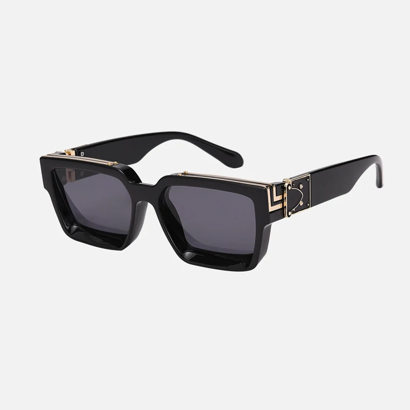 Cycling Brand Rectangle Sunglasses Men Women Luxury Shades Retro Square Sun Glasses Eyewear Trend Punk Eyeglasses For Male
