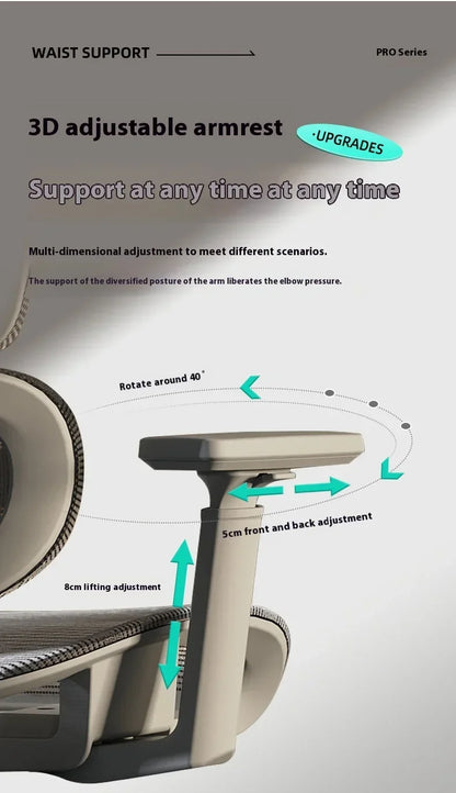 High Back Office Chair 3D Headrest Gaming Chairs Adjustable Computer Relaxing Massage Gamer Chair Ergonomic Office Furniture