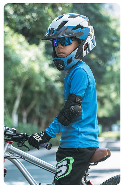 ROCKBROS Children's Cycling Glasses Polarized Photochromic Lens Children Bicycle Glasses Non-Slip Rubber Temple Arm Bike Glasses