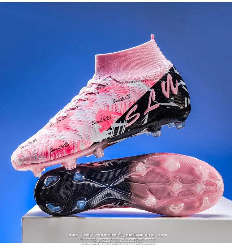 Chaussures de football professionnelles pour hommes, crampons de football FG ultralégers, baskets d'entraînement de football, chaussures de sport d'extérieur
