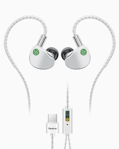 Clearance Sale Soratune BI02 HiFi Earphone at low price, Dual-Chamber Tech × N52 Magnet Dynamic Driver In-Ear Earphone