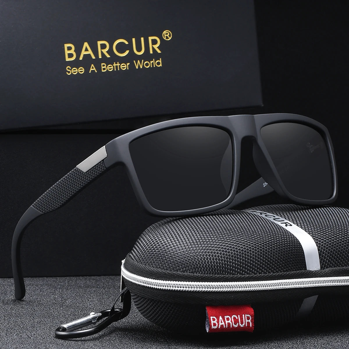 BARCUR Simple And Comfortable Business Style Sunglasses For Daily Travel, Uv Protection Brand Packaging