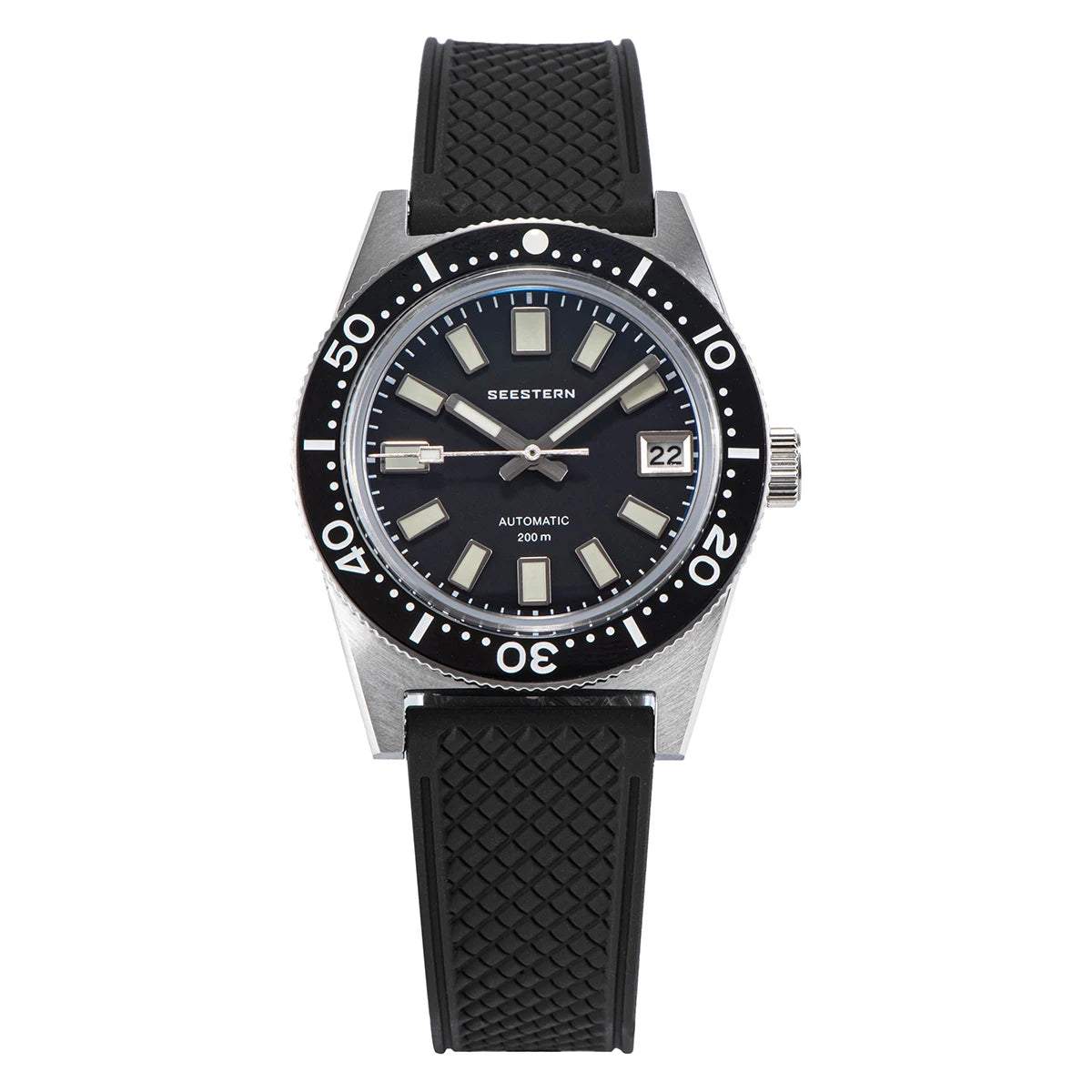 62MAS Diver Men Watch 38mm Original Sapphire Glass Nh35 Automatic Mechanical Waterproof Luminous Date Ceramic Bezel 200M Pro v3
