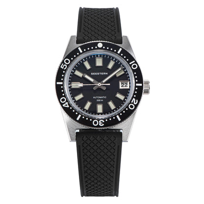 62MAS Diver Men Watch 38mm Original Sapphire Glass Nh35 Automatic Mechanical Waterproof Luminous Date Ceramic Bezel 200M Pro v3