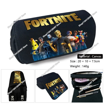 Victory Royale ученически несесер за момчета и момичета, Fortnite, голям капацитет, Peely, Llama Hero, детска кутия за химикалки, чанти за деца и тийнейджъри