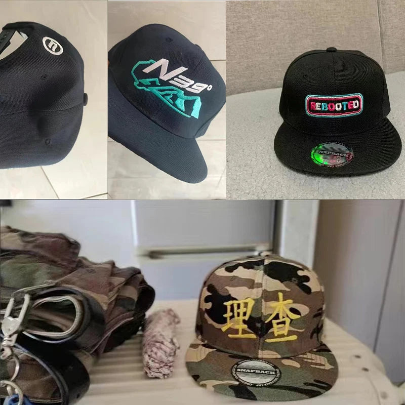 Men Women Custom Personalized Logo Caps Team Embroidery Printed Baseball Caps Fraternity Hats Fashion Outdoor Hip Hop Caps