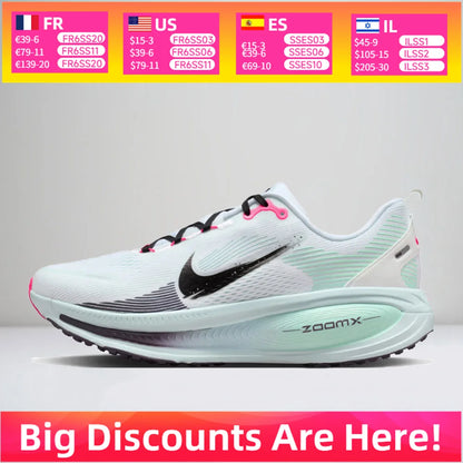 Nike Vomero 18 Running Shoes Enhanced Responsive Cushioning Adaptive Fit Distance-Ready Support Lightweight Unisex IM6676-104