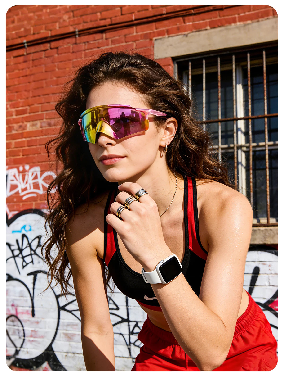 SCVCN Sunglasses for Men New Fashion Cycling Glasses UV400 Lenses Cycling Road Mountain Bike Glasses Women Casual Hiking 2026