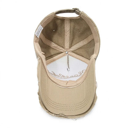 Nuovo cappellino da baseball da uomo in cotone lavato, stile retrò, per tutte le stagioni, cappello sportivo da outdoor da uomo, accessorio maschile