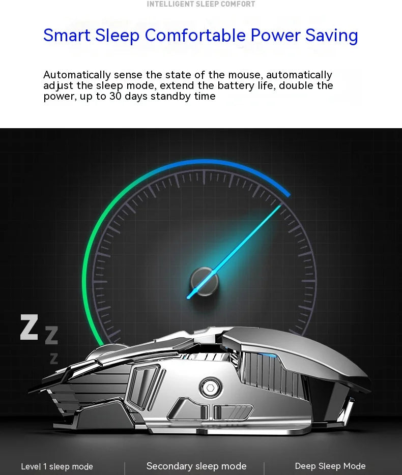 AULA mouse Multifunctional Gaming Side Keys Mouse Rechargeable Mecha style Mice 2.4 G Wireless Ergonomics Dpi adjustable Gamer