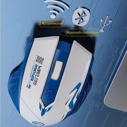 Rechargeable Wireless Mouse 2.4Ghz Gaming Computer Bluetooth Mouse 1600DPI Ergonomic Gamer Mice For PC Office Laptop