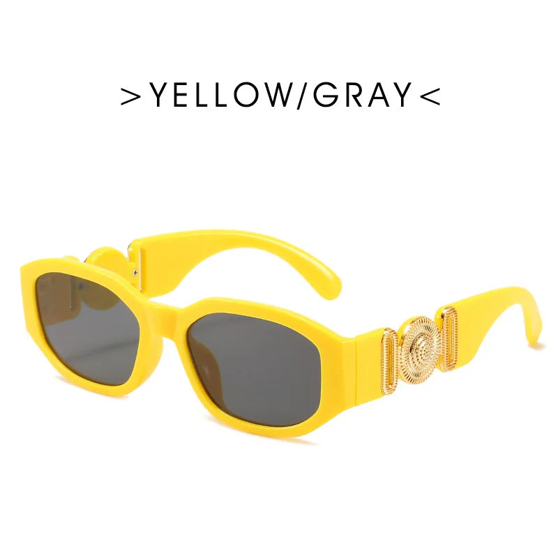 Vintage Square Luxury Small Frame Sunglasses Men Women Rectangle Brand Design Fashion Square Sun Glasses Shades Vintage Glasses