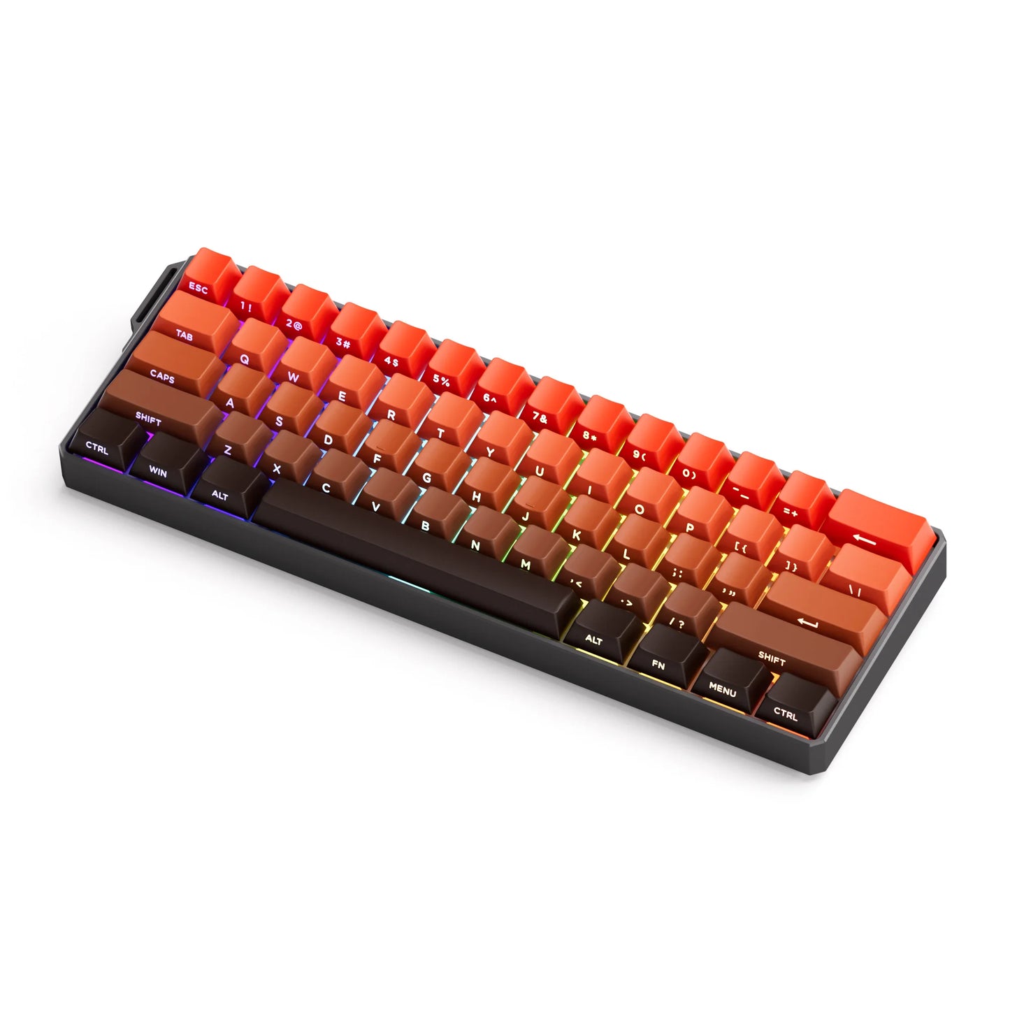 Teclado gaming mecánico Akko MonsGeek FUN60 Ultra con interruptores magnéticos 60%, Rapid Trigger, 8K HE/TMR, teclado gamer personalizado de aluminio