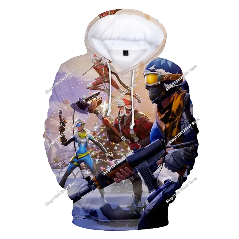 Lastenvaatteet syksyinen collegepaita T-paita huppari uusi Fortnite lasten rento asu mukavat streetwear-vaatteet