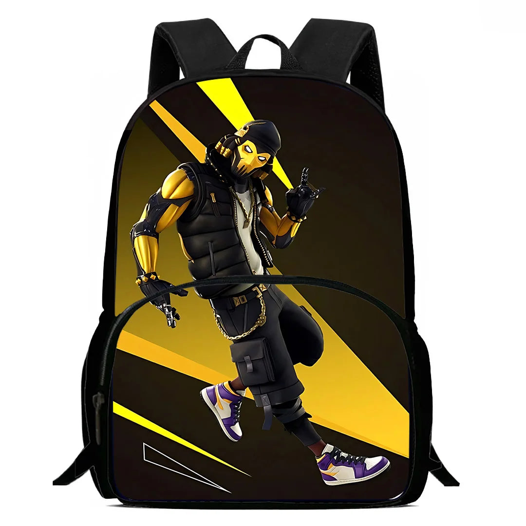 Mochilas infantiles Classic Game Fortnites para niños y niñas, regalo de cumpleaños para estudiantes, bolsas escolares de gran capacidad, mochila de camping duradera
