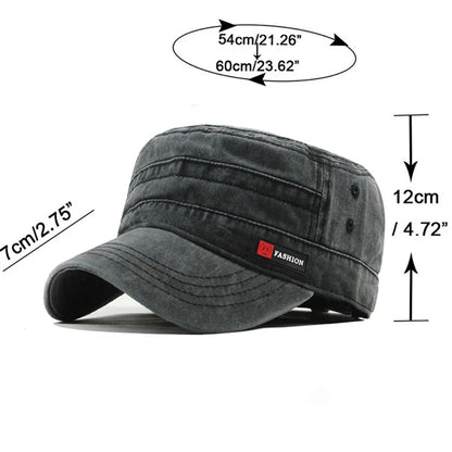 1pc Spring and Autumn Flat Top for Men and Women Soft Top Baseball Caps with FS Label, Outdoor Fishing Sunshade,Daily Use