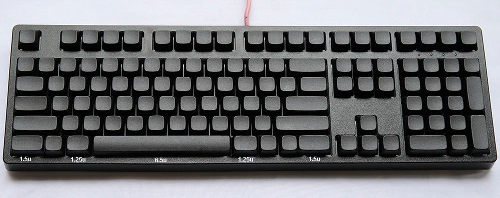 NPKC Blank XDA Keycaps Planck Preonic 61 75 87 108 Keyset Thick PBT Material for Cherry MX Mechanical Keyboard