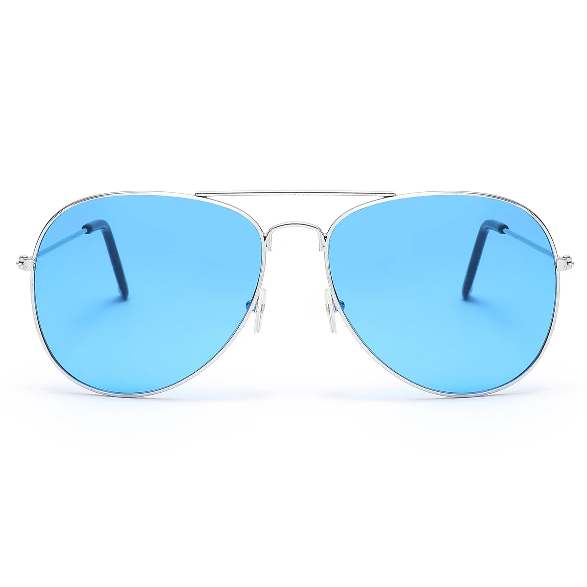 2 PCS Classic Aviator Sunglasses Gold Metal Frame UV100 Protection Trendy Eyewear For Men Women Daily Driving Outdoor Activities