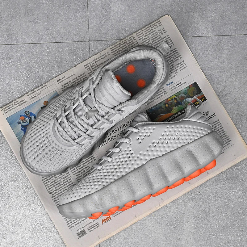 Brand Men Casual Shoes Thick Sole Soft Fashion Sneakers Summer Breathable Male Walking Shoes Zapatillas Hombre 88217 Mens Shoes