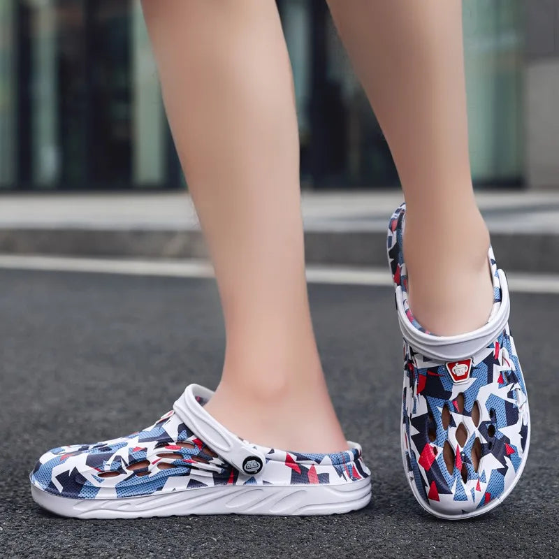 Nouvelle mode sandales hommes sabots sandales confortables respirant plage sandales hommes femmes sabots pantoufles fond souple hommes chaussures