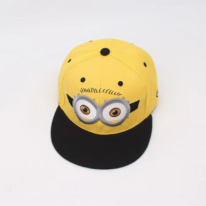 Minions Despicable Me Kevin Baseball Cap High Color Value Cute Shape Parent-Child Sunscreen Adjustable Wide Brim Sunshade Hat