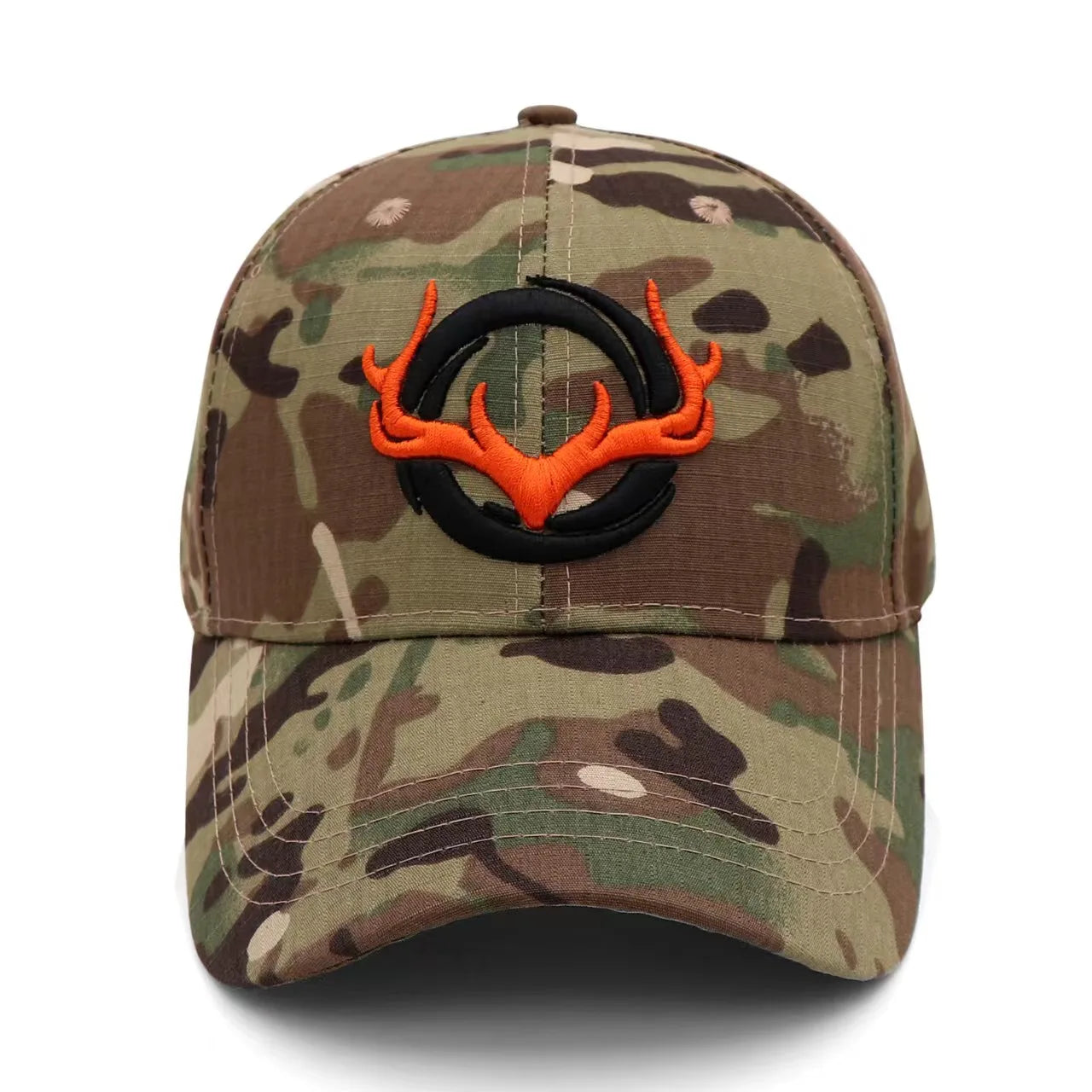 Antler Embroidered Baseball Cap Hip Hop Hat Adjustable Fashion Men camouflage breathable Mesh caps Casual sun Hat Tactical Hats