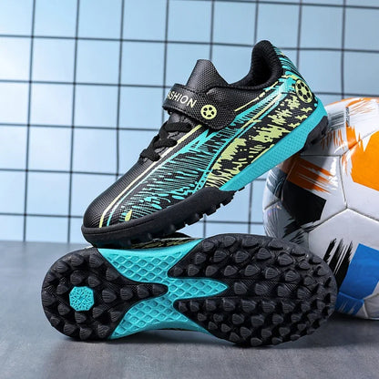 Chaussures de football pour hommes, légères, antidérapantes, crampons de football TF, chaussures de sport pour garçons, chaussures de terrain synthétique, chaussures de futsal pour l'extérieur, chaussures de sport.